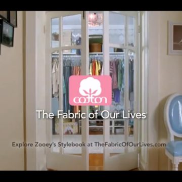 Zooey Deschanel's Fabric of Our Lives Commercial