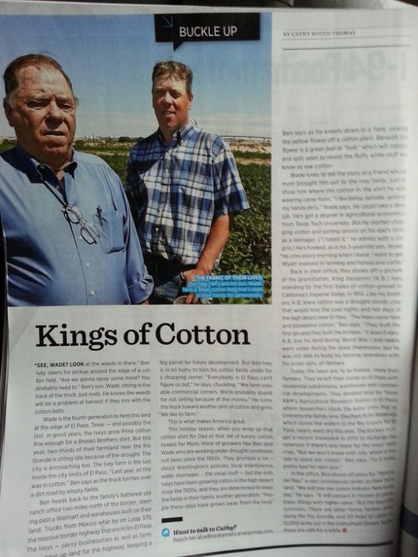 kings of cotton Ben & Wade Ivey