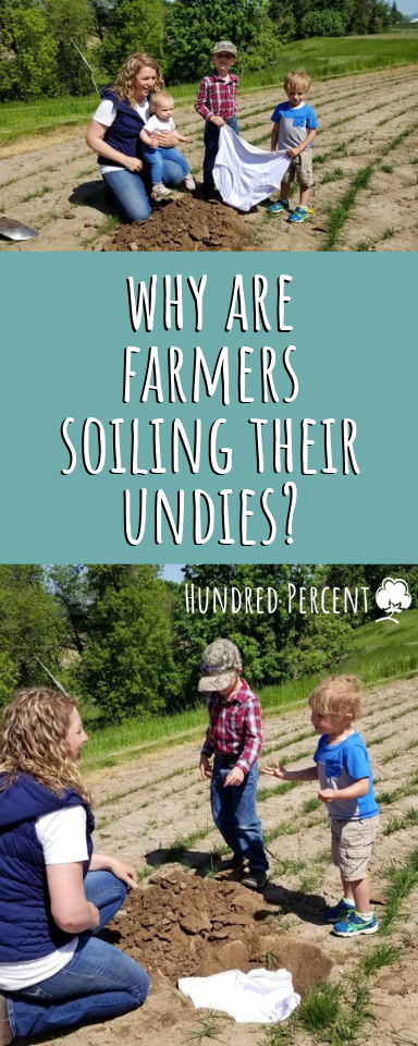 Farmers unveil underwear results from 'Soil Your Undies Challenge